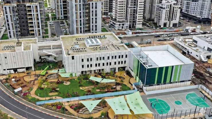 הוקם בהשקעה של 48 מיליון שקל. בית ספר ביכורים החדש בשכונת נופי בן שמן בלוד