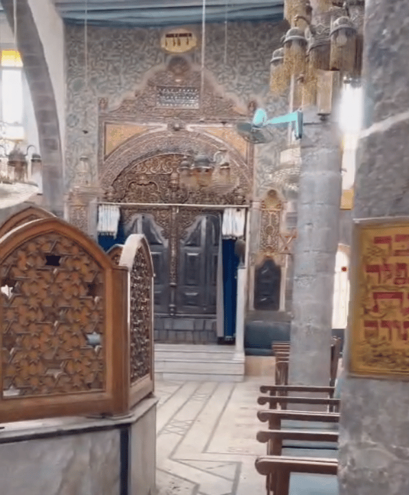 היה סגור משנת 1992. בית הכנסת בדמשק (צילום: קרלוס מטלסון) היה סגור משנת 1992. בית הכנסת בדמשק