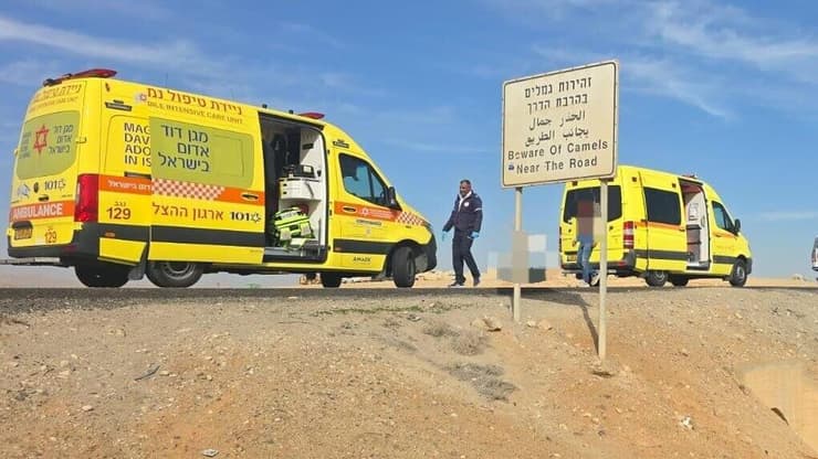 זירת התאונה שבה נהרג ילד בן 11 שרכב על טרקטורון