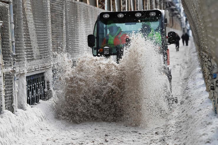 ארה"ב סופה סופת שלגים ניו יורק