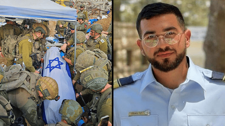 רן גואילי ז"ל, וארונו לאחר שזוהה ברצועה ( צילום: לפי סעיף 27א לחוק זכויות יוצרים ) רן גואילי ז"ל