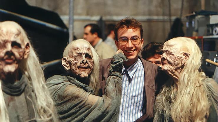 דניאל רימר על סט הסדרה The Storyteller: Greek Myths (צילום פרטי: באדיבות המצולם) דניאל רימר על סט הסדרה The Storyteller: Greek Myths