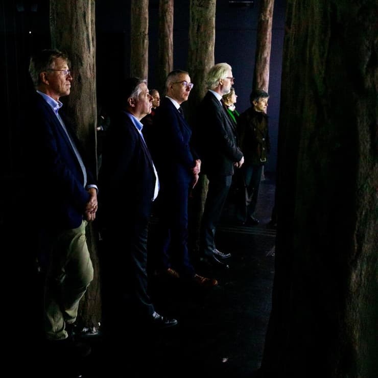 ביקור שגרירי האיחוד האירופי בבית לוחמי הגטאות 