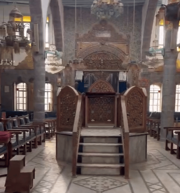 בית הכנסת הצרפתי בדמשק (צילום: קרלוס מטלסון) בית הכנסת הצרפתי בדמשק
