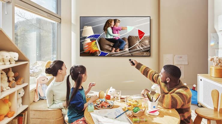 המונדיאל צפוי להיות נקודת מפנה מבחינת חוויית צפייה משולבת AI (צילום: יח"צ סמסונג) טלוויזיה AI סמסונג CES 2026