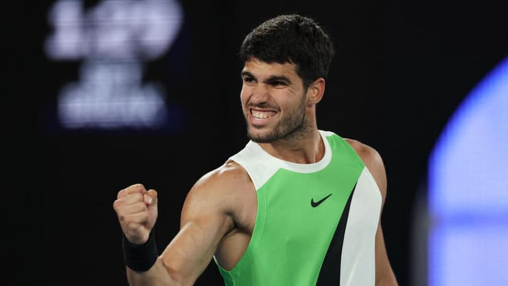 הטניסאי הספרדי קרלוס אלקראס