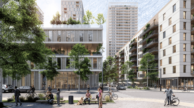 רובע חורשת אקליפטוס הוד השרון (הדמיה: חברה הכלכלית לפיתוח ישראל) רובע חורשת אקליפטוס הוד השרון