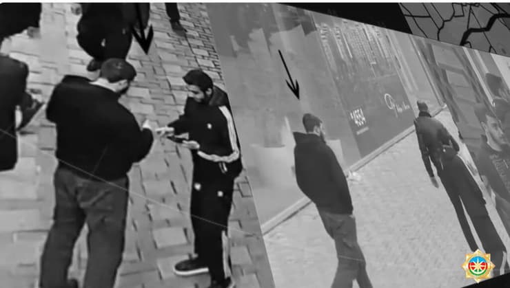 החשודים נפגשים (צילום: שירות הבטחון של אזרבייג'אן SSS) החשודים נפגשים