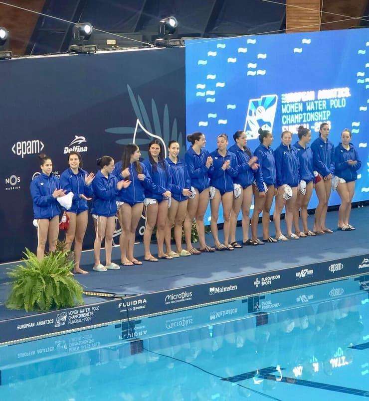 נבחרת הנשים של ישראל (צילום: איגוד הכדורמים בישראל) נבחרת הכדורמים באליפות אירופה