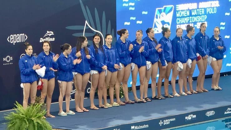 נבחרת הנשים של ישראל (צילום: איגוד הכדורמים בישראל) נבחרת הכדורמים באליפות אירופה