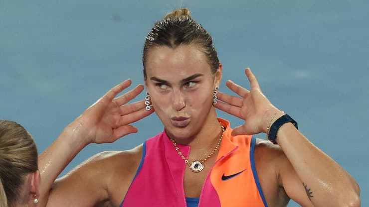 ממשיכה לפרק. ארינה סבאלנקה (צילום: DAVID GRAY / AFP) הטניסאית הבלארוסית ארינה סבאלנקה