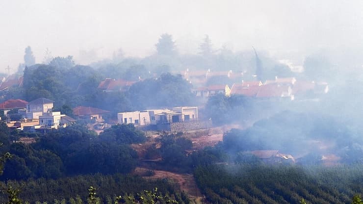 קיבוץ מנרה בזמן אחת ההפגזות