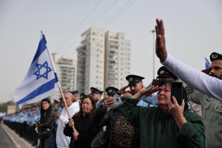 מסע ההלוויה של רס"ר רן גואילי ז"ל