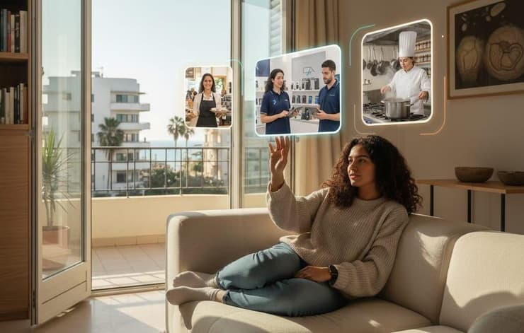 עובדת מתלבטת בין כמה הצעות עבודה (צילום: נוצר באמצעות ג'ימיני) עובדת מתלבטת בין כמה הצעות עבודה