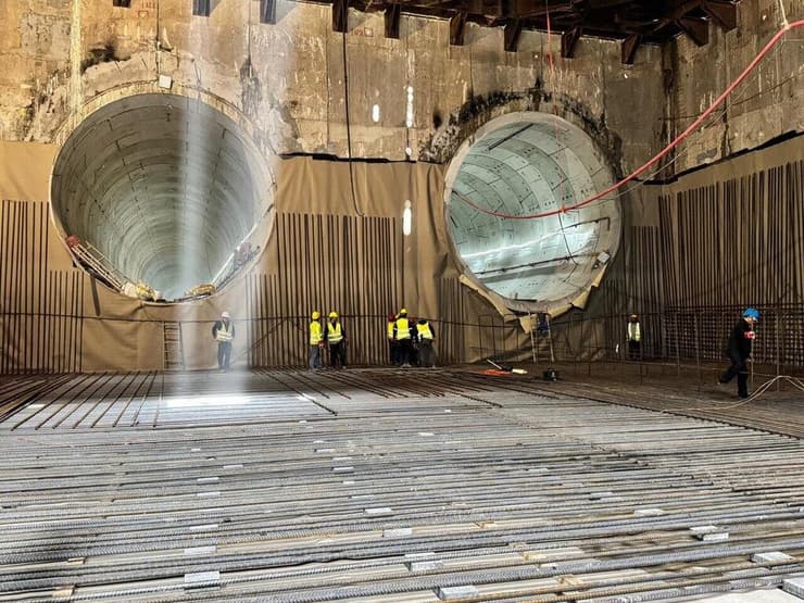 עבודות הכנה לתשתית הרכבת הקלה - הקו הירוק