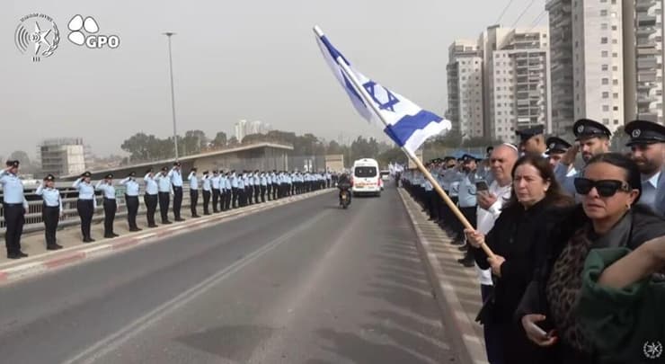 מסע ההלוויה של רס"ר רן גואילי ז"ל