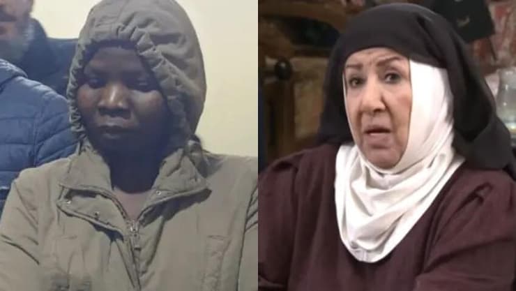 הודה שעראווי ועוזרת הבית שלה