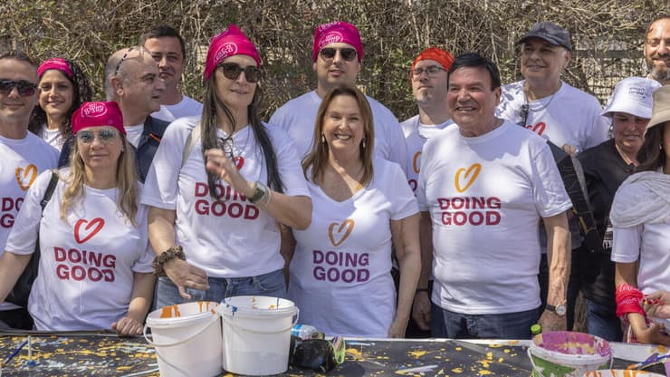 "זה יום שיא לעשיית טוב כל השנה". מתוך אירועי יום מעשים טובים 2025 (באדיבות עמותת "רוח טובה" מקבוצת אריסון) התנדבות ב"יום מעשים טובים"