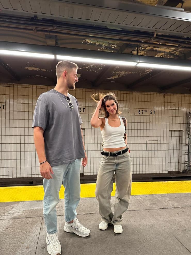 עם שחף בניו יורק