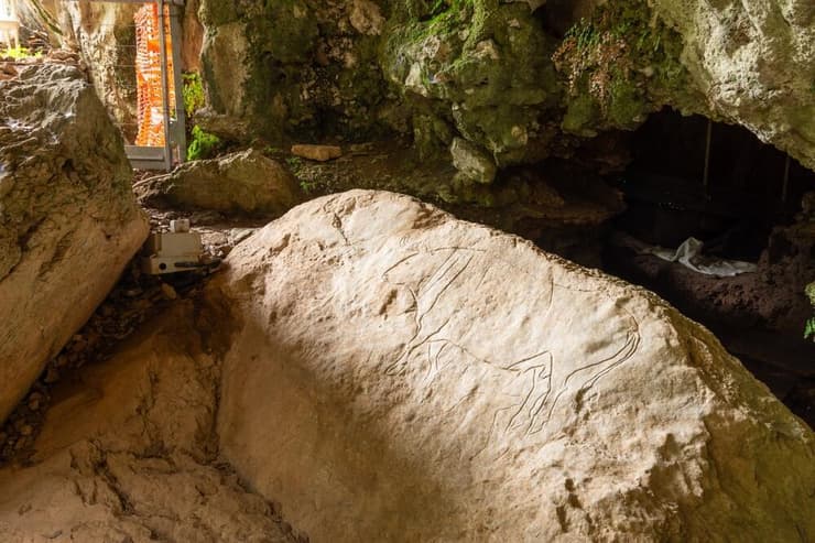 מתוך מערת רומיטו בדרום איטליה (צילום: Claudio_M/Shutterstock) מתוך מערת רומיטו בדרום איטליה