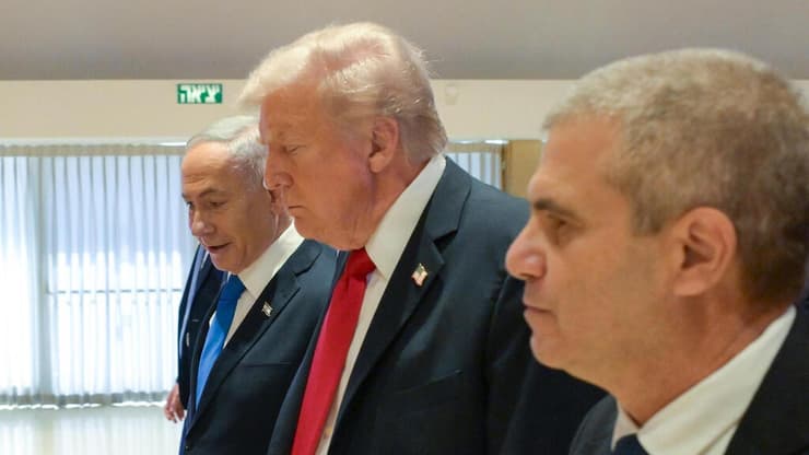 גל הירש, רה"מ נתניהו ונשיא ארה"ב טראמפ 