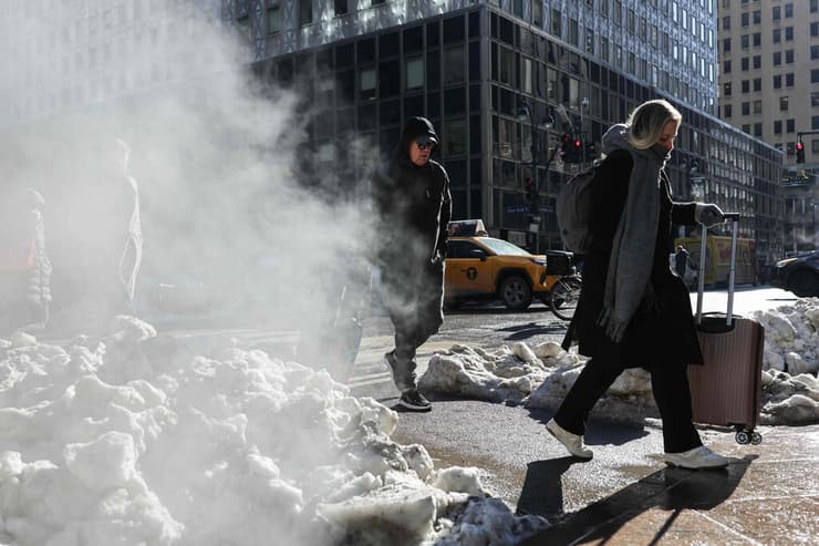 שלג בניו יורק