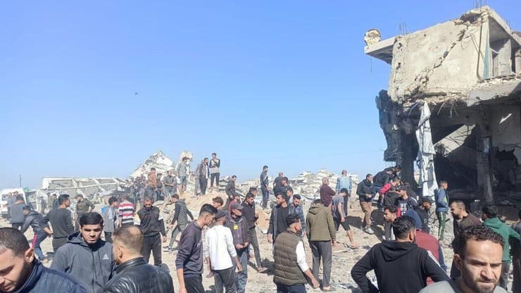 התקיפה במטה המשטרה בשייח רדואן בעיר עזה