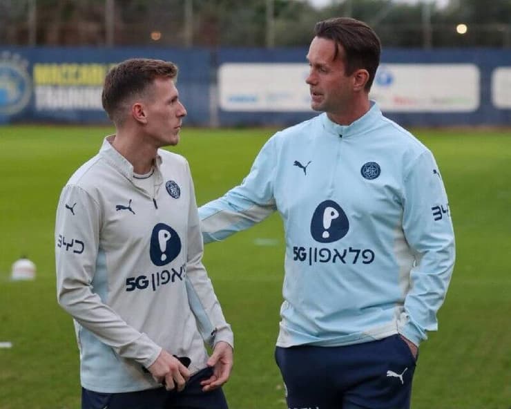 כבר העביר אימון. רוני דיילה (צילום:מכבי ת"א) רוני דיילה באימון מכבי ת"א