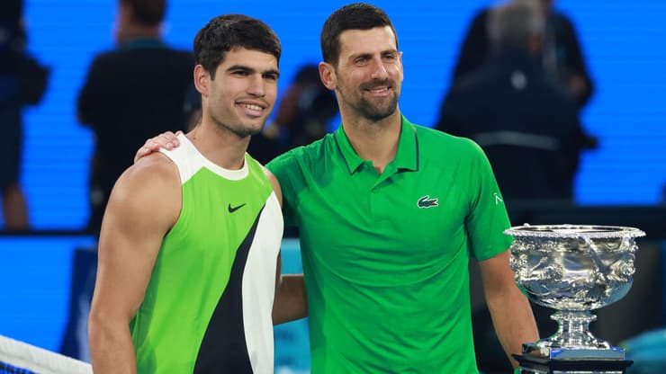 נובאק ג'וקוביץ' קרלוס אלקראס