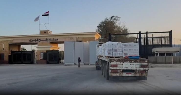 פתיחת מעבר רפיח (צילום: רויטרס ) מעבר רפיח, היום