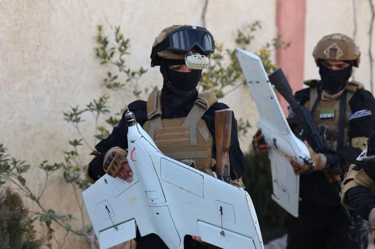 כטב"מים של חיזבאללה שנתפסו במבצע של המשטר בסוריה