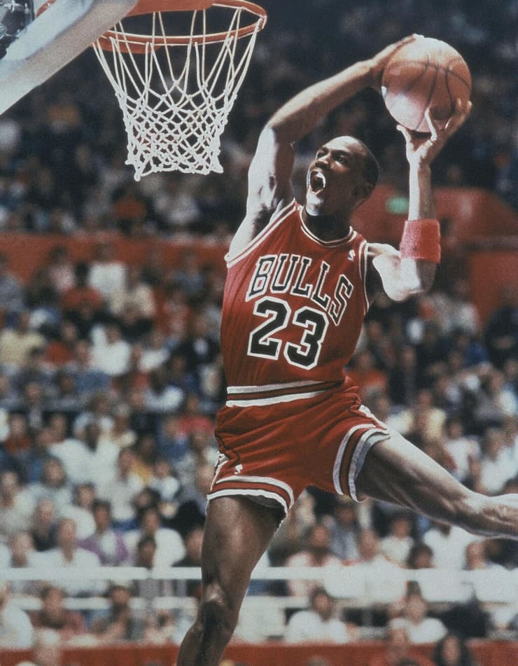 מייקל ג'ורדן תחרות הטבעות אולסטאר 1987