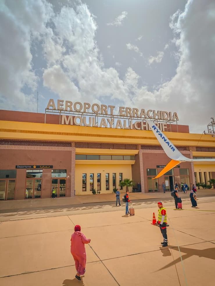 נמל התעופה בעיר א-רשידיה שבמרוקו 