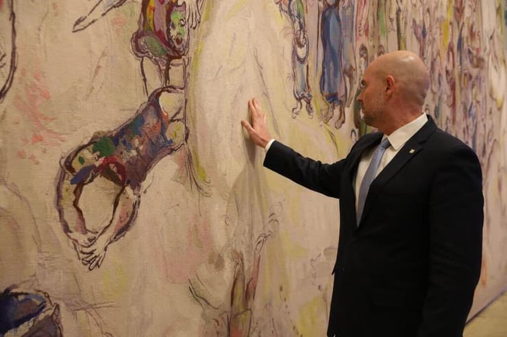 אמיר אוחנה בטרקלין שאגאל בכנסת