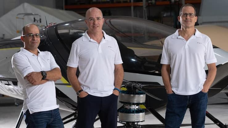 מייסדי Air. מימין נתנאל גולדברג, רני פלאוט וחן רוזן