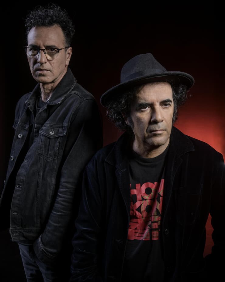 יורם חזן (מימין) ורן אלמליח מלהקת כנסיית השכל