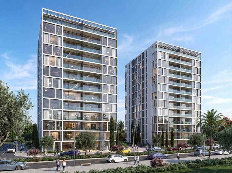 הדמיית מיזם פינוי בינוי בקרית ביאליק (הדמיה: רן ונדרברגן) הדמיית מיזם פינוי בינוי בקרית ביאליק