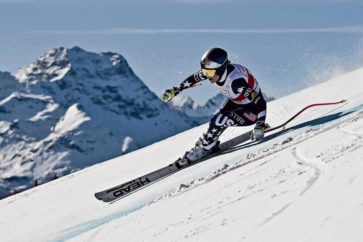 לינדזי וון (צילום: AFP/FABRICE COFFRINI) לינדזי וון