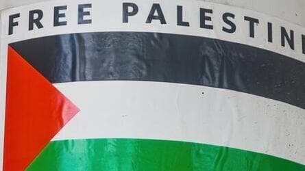 סטיקר "Free Palestine"