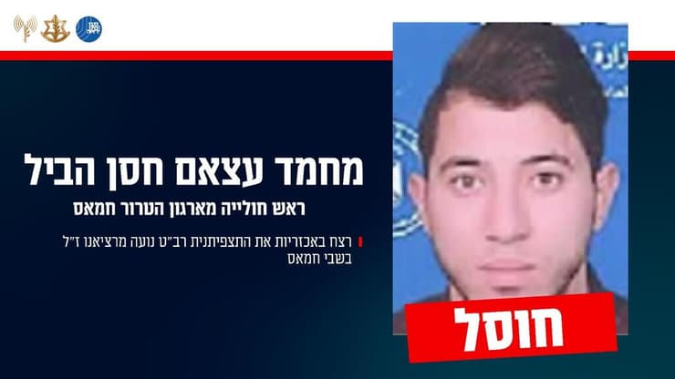 צה"ל ושב"כ חיסלו את המחבל שרצח את התצפיתנית רב"ט נועה מרציאנו ז"ל בשבי חמאס