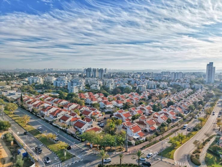 יבנה, מבט מעין הציפור