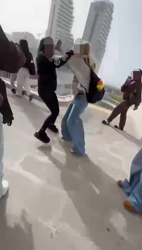 תיעוד התקיפה בחטיבת הביניים בנתניה