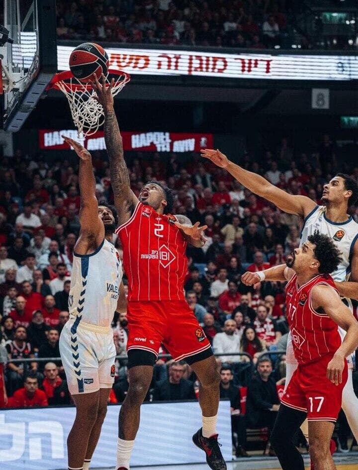 הפועל ת"א אנטוניו בלייקני ולנסיה