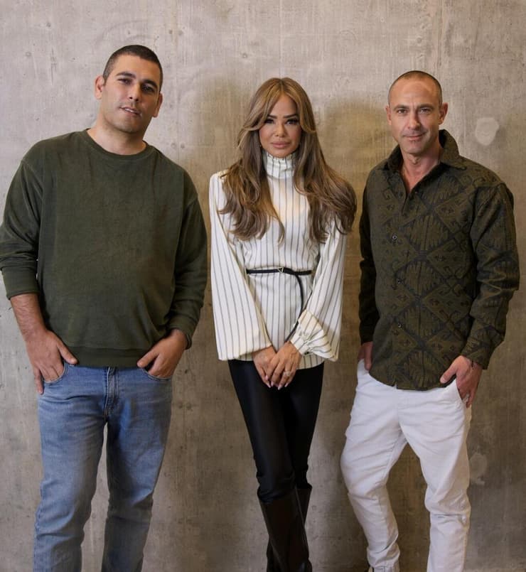 אירית רחמים עם שי בסר (מימין) ושי מור יוסף