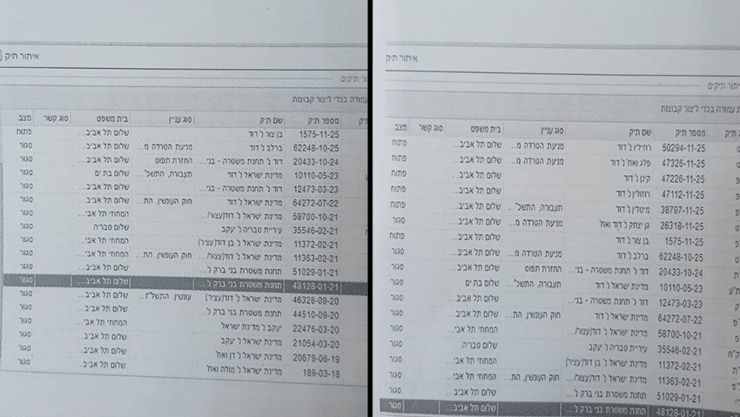 תיקי המשטרה של מרדכי דוד שפרסם רני רהב