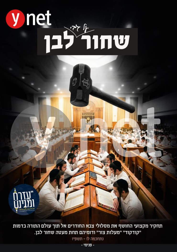 חוברת הסברה של מפלגת דגל התורה לצעירחם נגד מסלולים לחרדים בצבא