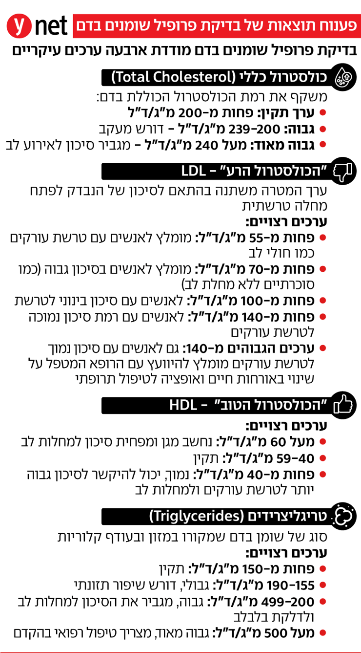 אינפו שומנים בדם