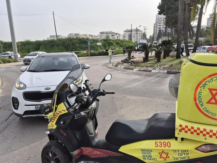 זירת התאונה