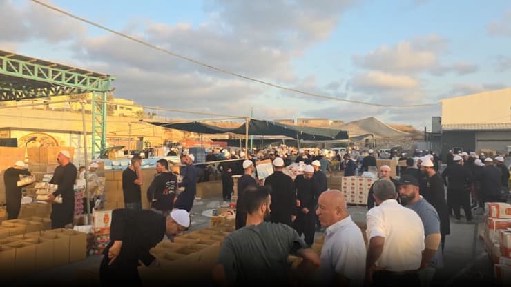 איסוף מזון למען הדרוזים בסוריה