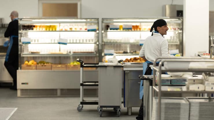 חדר האוכל בכפר האולימפי